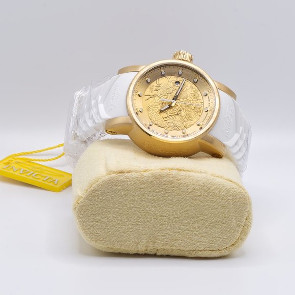 NWT - Invicta Gold Dragon S1 Rally Automatic Men's Watch (Model 19546).